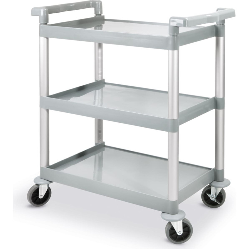 Hendi 3 plauktu viesmīļa ratiņi no plastmasas līdz 150Kg - 810200