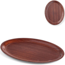 Hendi Neslīdo&scaron;s koka viesmīļa paliktnis - ovāls 29x21cm