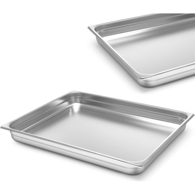 Hendi GN 2/1 nerūsējo&scaron;ā tērauda konteiners Profi Line augstums 40 mm - 801147