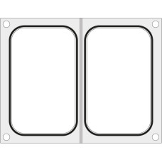 Hendi Formas matrica metināšanas iekārtai divu paplāšu konteineriem 178x113 mm - 805589