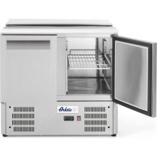 Arktic 2 durvju salātu ledusskapja galds ar veramu vāku priekš 2x GN1/1 3x GN1/6 247 l - Hendi 236161