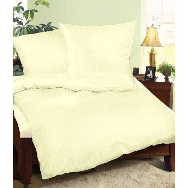 Gultas veļa no mizas 200x220 ecru 03 vienkāršas 100% kokvilnas pogas Kora 23