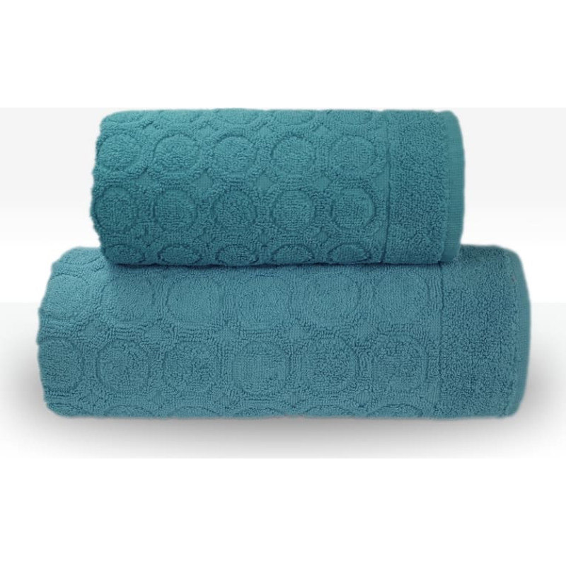 Dvielis Pepe 40x60 smaragdzaļš reljefs 450g/m2