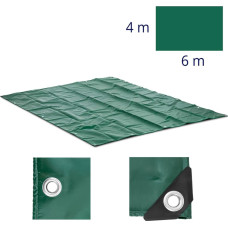 Wiesenfield Brezenta aizsargpārklājuma loksne ar PVC cilpām 650 g/m2 600 x 400 cm