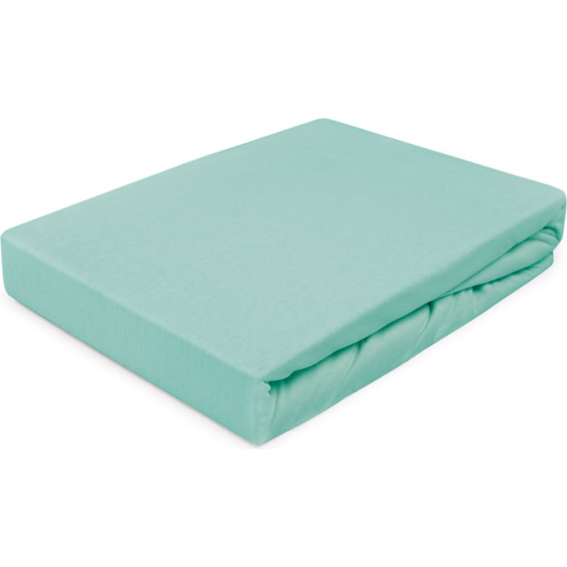 Džersijai pieguļošs palags 220x200 045 gaiši tirkīza