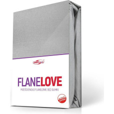 Flaneļa palags bez gumijas, 220x210, pelēks