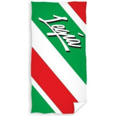 Kokvilnas dvielis 70x140 Legia Warszawa balts zaļš sarkans 0757