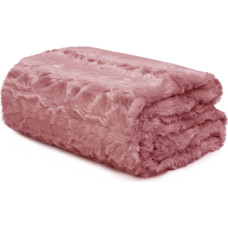 Sega gultas pārklājs 130x170 Astoria Fur rozā pūkains kažociņš Vasara 23