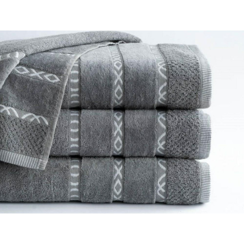 Džino dvielis 70x140 pelēks 85 550g/m2 frotē