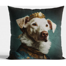 HEKTOR DOG Dekoratīvā spilvendrāna VELVET, 40x40cm, krāsa 001 P00147/POP/001/040040/1