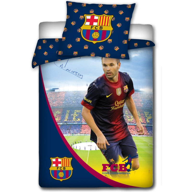 Gultas veļa 160x200 C Barcelona Iniesta 7112 FCB2007