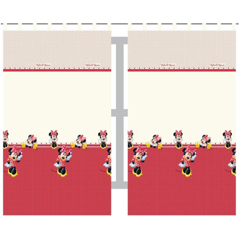 Bērnu aizkaru komplekts 140x240 Minnie Mouse 2 gab.3430