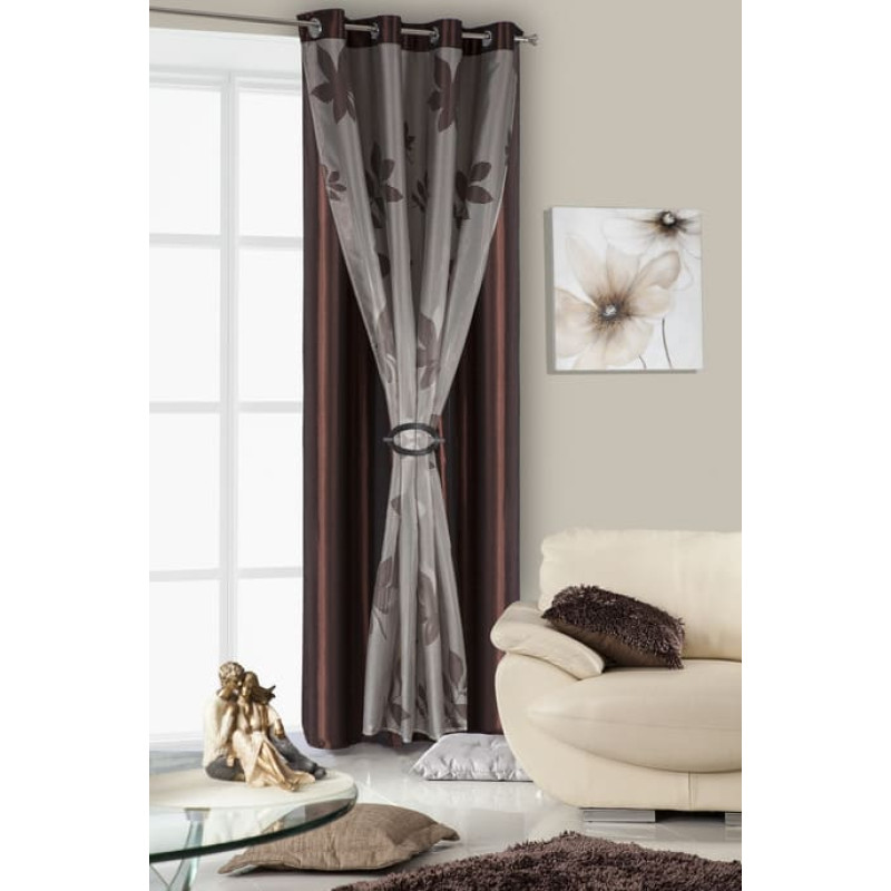 Aizkars 140x250 Maljorka/Brūns