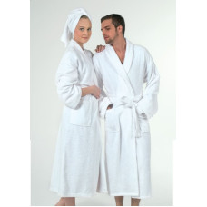 Cezar frotē peldmētelis White XXL