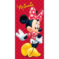 Minnie Mouse dvielis 03 70x140 D sarkans 1788.g