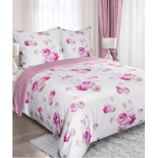 Satīna gultas veļa 200x220 Eva B+Pink