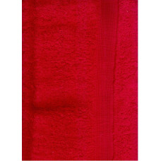 Nefretete Ēģiptes kokvilnas dvielis 50x90 Sarkans D220 700g Biezs