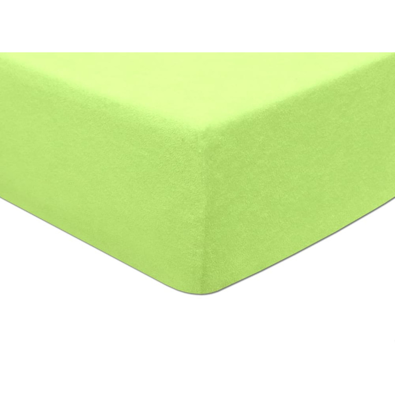 Frotē palags ar gumiju 90x200 012, seladons