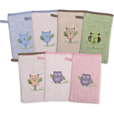 Izšūšana Baby Bamboo Bath Washcloth 709 Krāsu sajaukums