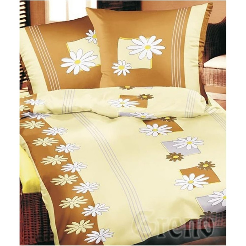 Satīna gultas veļa 140x200 Gold Spring