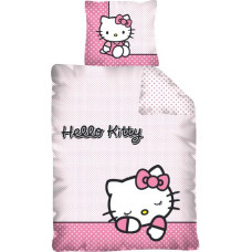 Kokvilnas gultasveļa 140x200 Hello Kitty 9791 HK 10B
