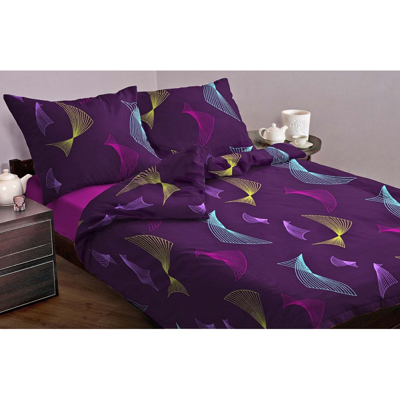 Satīna gultas veļa 200x220 Venus Purple 4219 18209/3