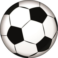 Liels, mīksts dekoratīvs spilvens 40x40 futbols B-139