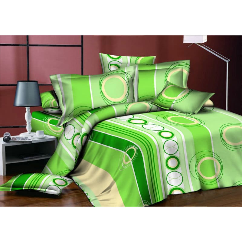 Mizas pakaiši 140x200 raksts 956E Zaļa ģeometrija jaun