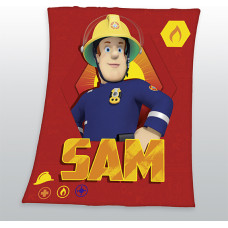 Flīsa sega 130x160 Fireman Sam 6759 Fire Department bērnu sega