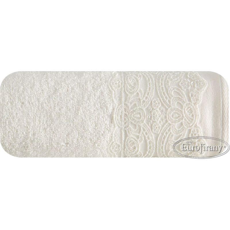Bianka dvielis 70x140 01 krēms ar gipūru 450 gsm