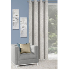 Gatavs aizkars ar starplikām 140x250 Morgan tērauda zelta rozes