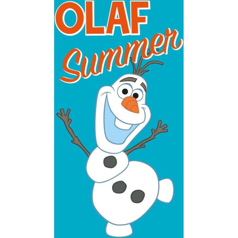 CTI Bērnu dvielis 70x120 Frozen Frozen 2408 Olaf Summer 320 g/m2 kokvilna