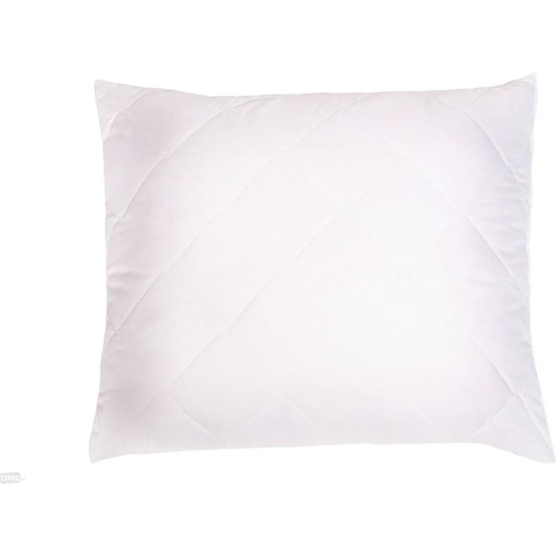 Antialerģisks spilvens 70x80, silikons, balts, stepēta mikrošķiedra