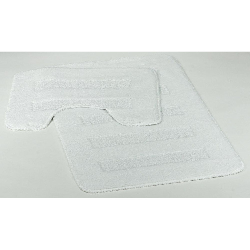 Javo Vannas istabas paklājs, komplektā 2 Roma 50x80 + 40x50 balts