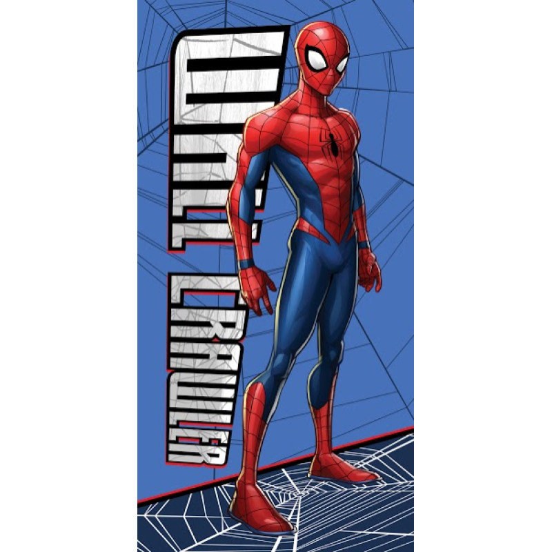 Kokvilnas dvielis 70x140 Spiderman Spider Man tumši zils 4782 Spider-Man 022