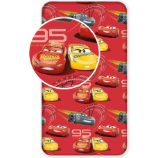 Kokvilnas palags 90x200 Cars Cars 4752 Lightning McQueen bērniem