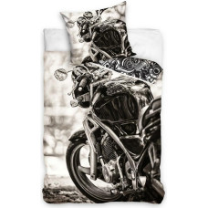 Kokvilnas gultas veļa 140x200 Motociklu motociklu daļas 6131