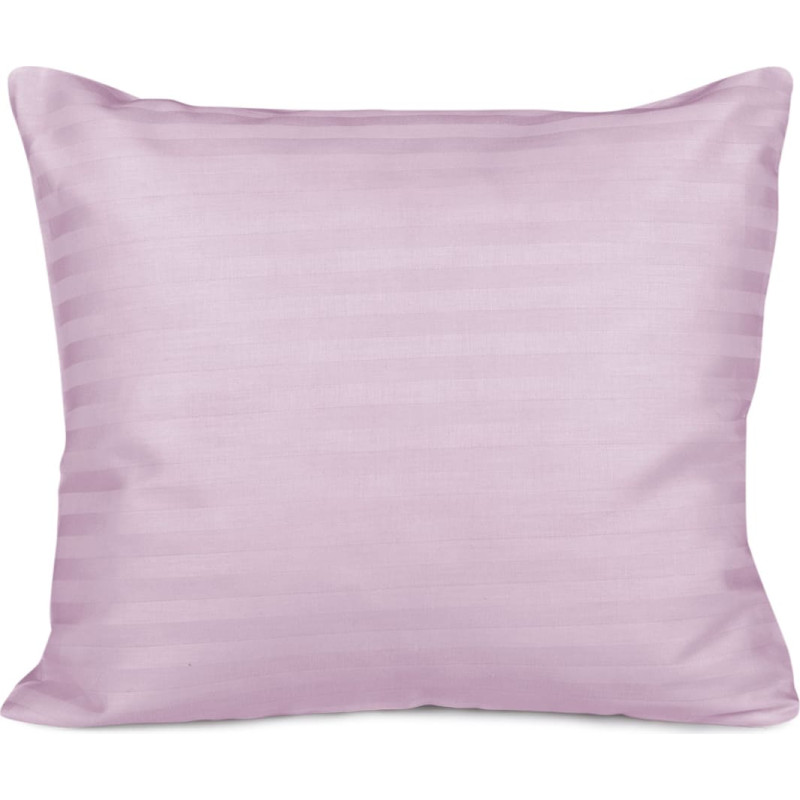 Satīna spilvendrāna 70x80, ceriņi, vienkrāsainas svītras, Cizgili, damasts