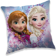 Bērnu spilvendrāna 40x40 3D Frozen 7463 Frozen Anna Elsa sirds