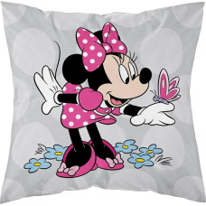 Bērnu spilvendrāna 40x40 3D Mini Minnie Mouse pelēka rozā 2988