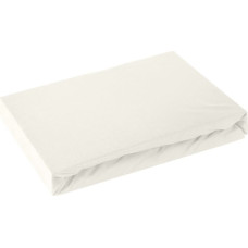 Džersija palags ar gumiju 120x200 krēms augstajam matracim 25 cm 125 g/m2