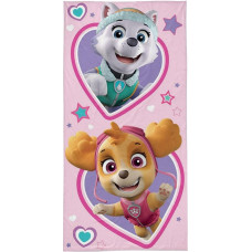 Bērnu kokvilnas pludmales dvielis 70x140 Paw Patrol Paw 7563 Skye