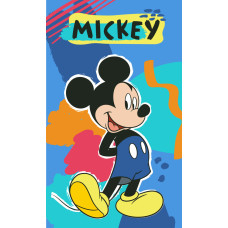 Bērnudārza dvielis 30x50 Mickey Mouse Mickey Mouse zils 5798 bērnu kokvilnas krāsains roku dvielis