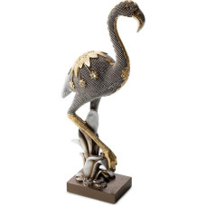 Keramikas figūriņa Kali 3 16x8x35 flamingo sudraba zelts