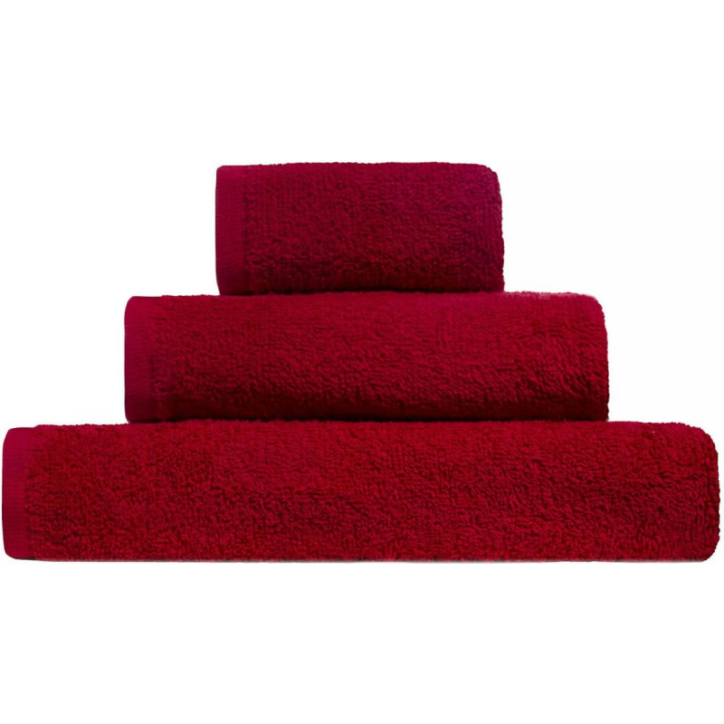 Tonijs dvielis 50x90 sarkans 400g/m frotē