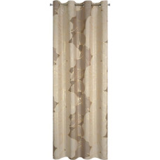 Aizkars 140x250 Beige zelta frēzija gatavs ar E11 starplikām