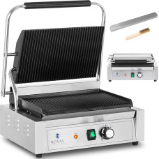 Royal Catering Rievotais elektriskais kontaktgrils 33 x 22 cm 2200 W