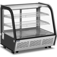Royal Catering Ledusskapja vitrīna, stikls, 3 līmeņi, 120 l
