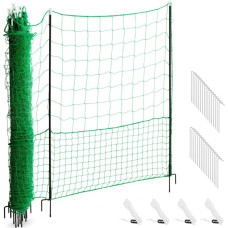 Wiesenfield Tīkla aizgalda audzēšanas drošības žogs mājputnu vistām 1,25 x 25 m