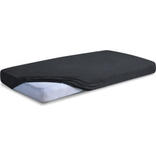 Džersijai pieguļošs palags 180x200 melns 48 Premium